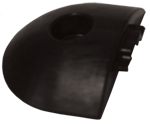 Discontinued When Stock Depletes Tow Rax Black End Cap