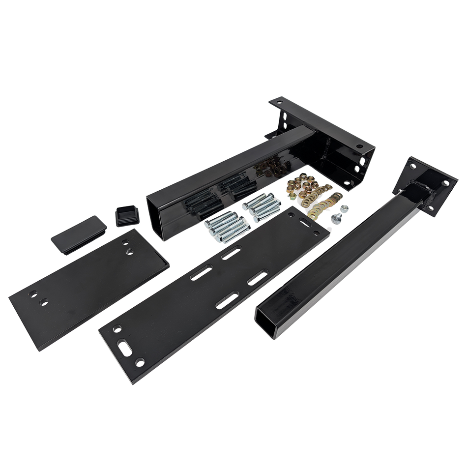Bracket Kit Designed To Mount A Tool Box Rear Of Control Levers on Jerr Dan Roll Back Carriers. The STSD20A (not included) Box Was Developed With These