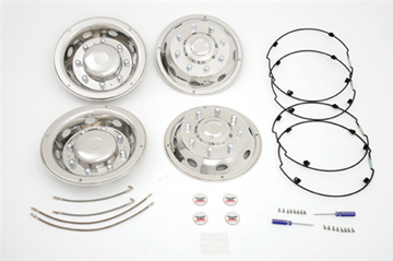 Quick Cover Simulator Kit, Polished Stainleess Steel Finish