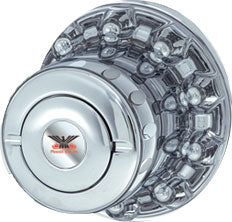 Quick Trim Hub Cover, Rear, Chrome ABS