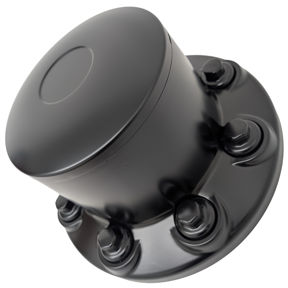 Quick Trim Hub Cover, Rear, Black Satin ABS