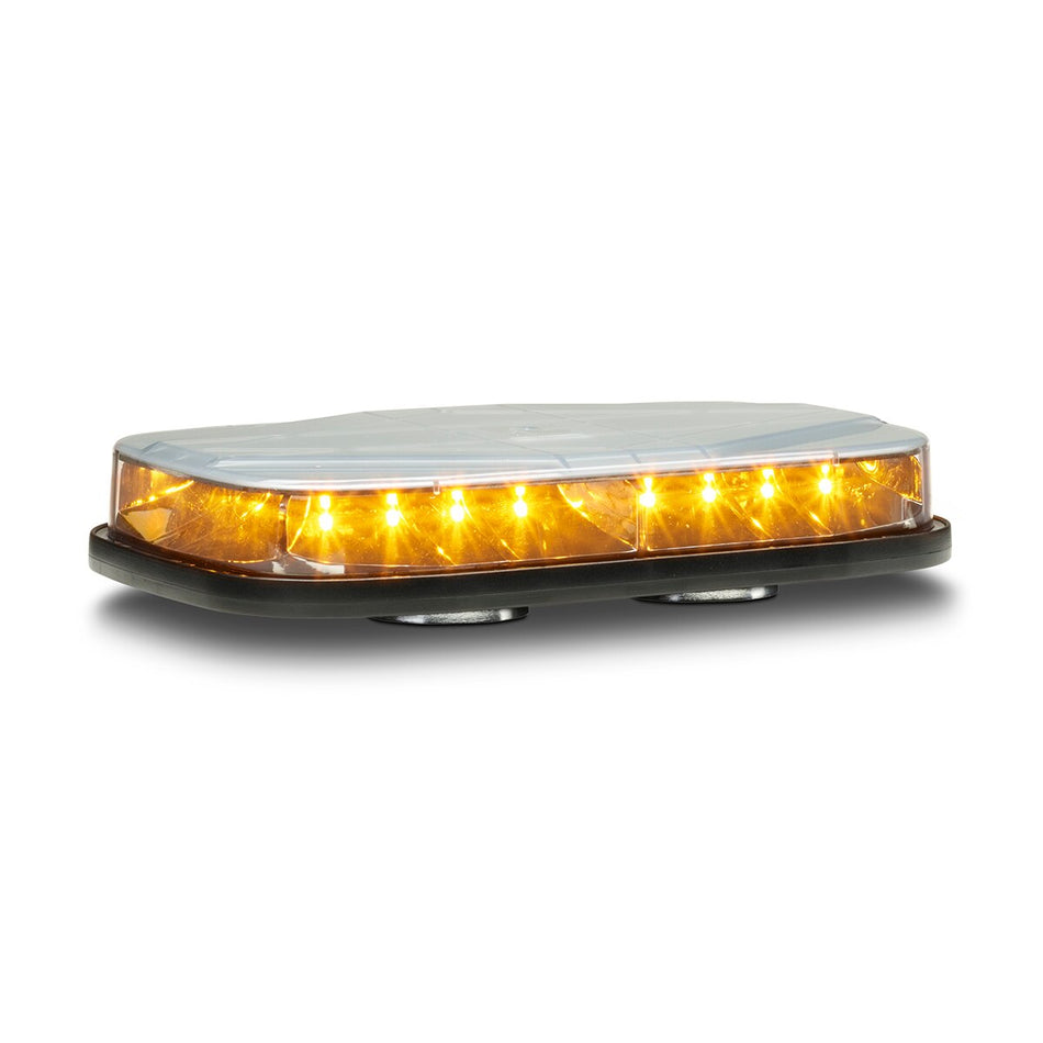 Highlighter Micro - Magnet Mount, Accessory Plug, ON/OFF Switch, Single-color, Amber LEDs, Clear Dome