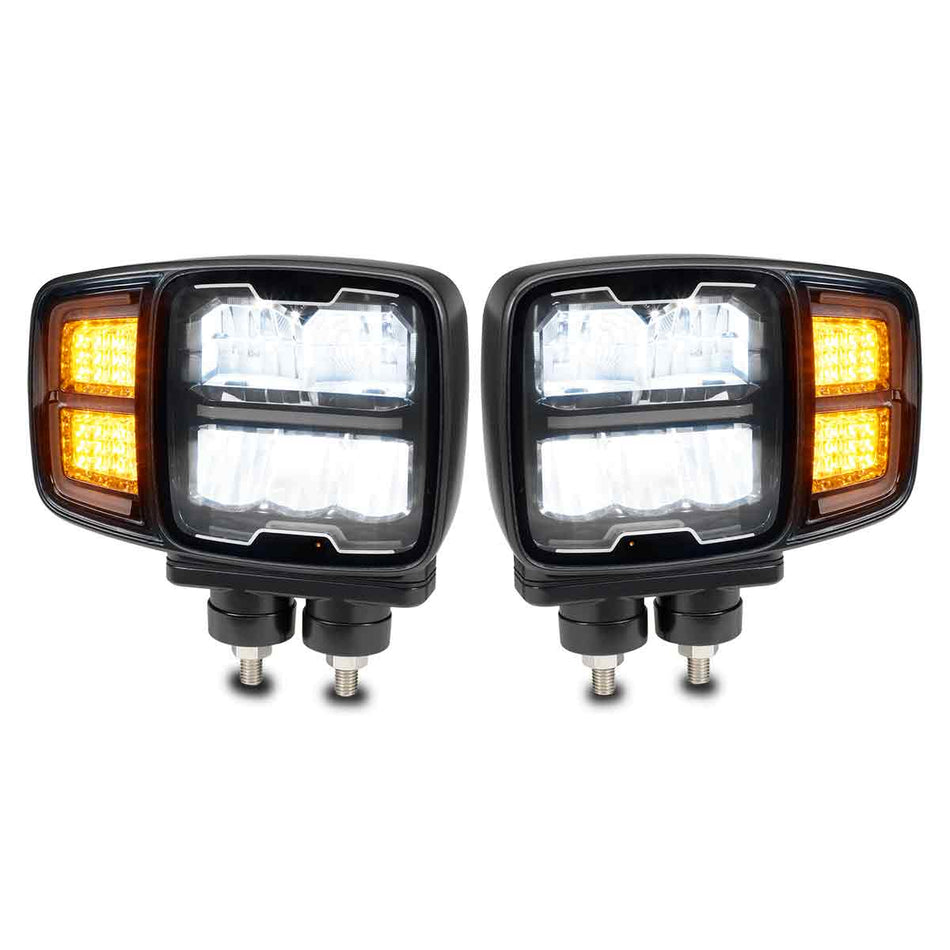 ICON Snow Plow Light - ICON LED Snow Plow Headlight, Pair