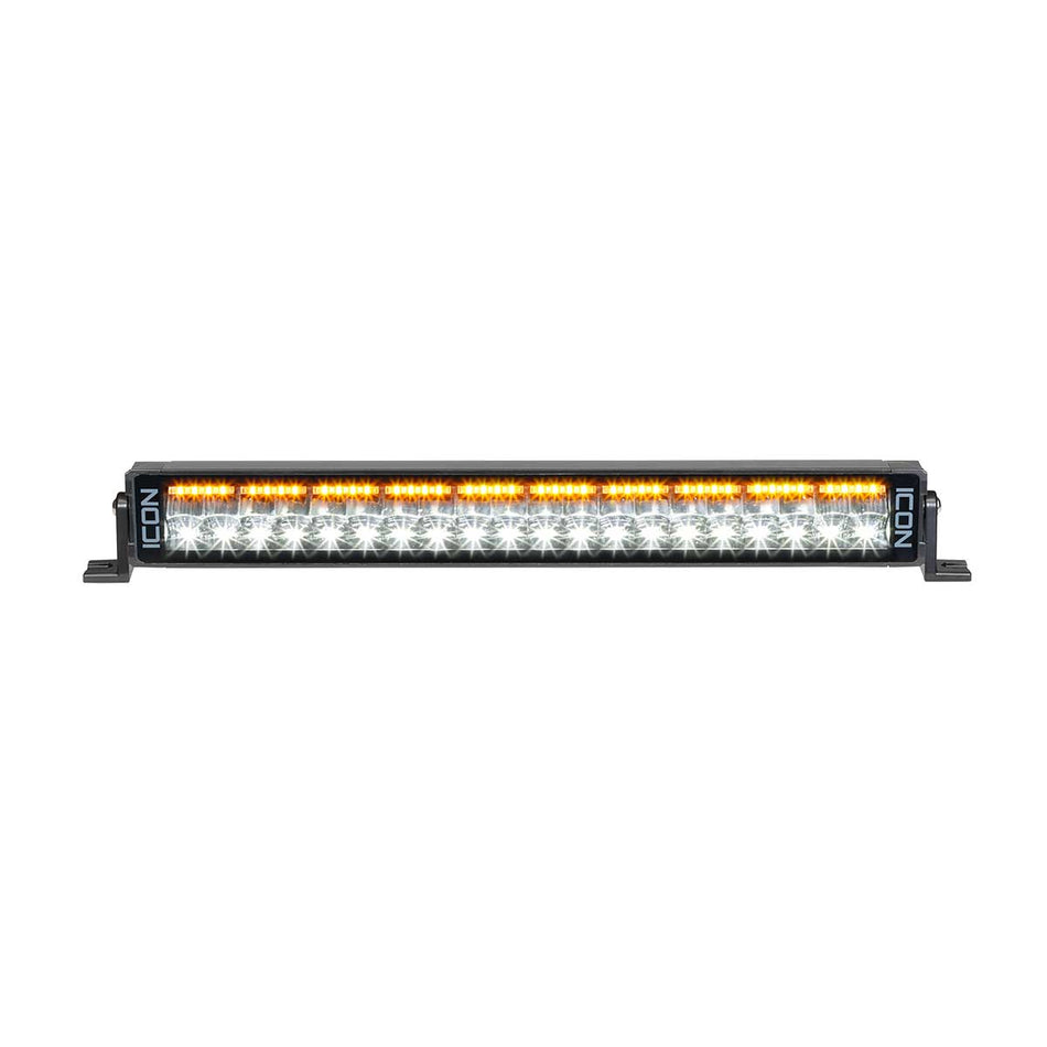 ICON Utility LED Light Bar - 21" ICON Utility Bar, White Flood/Spot, Amber Warning, 6475 Lumen