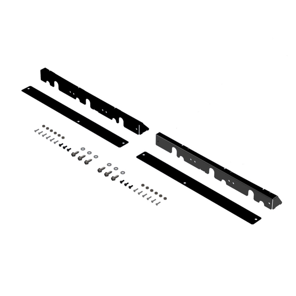 MicroPulse Brackets - Spoiler Brackets, Rear Spoiler Bracket Kit, (3) MPS6U Lights on Each Side of Spoiler, Chevrolet Silverado 2019-2023