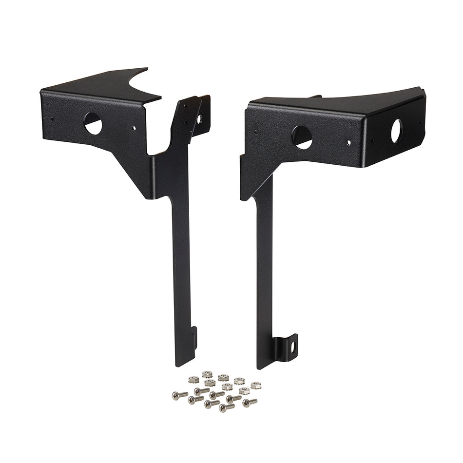 MicroPulse Brackets - Pair of Drill-less Taillight Brackets for Horizontal Orientation, Each Bracket Holds (2) MPS3U Light, Ram, 2024+