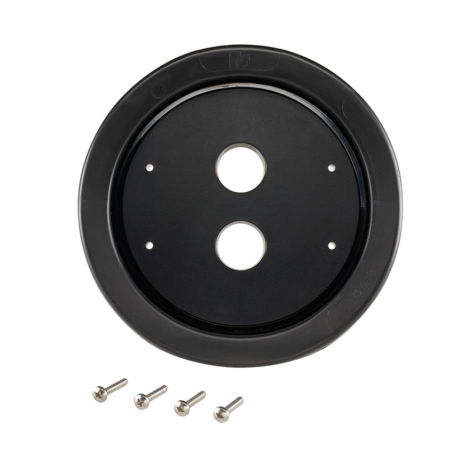 MicroPulse Brackets - 4-inch Round Mounting Plate Kit for (2) MPS3U, with Rubber Grommet (lights Sold Separately)