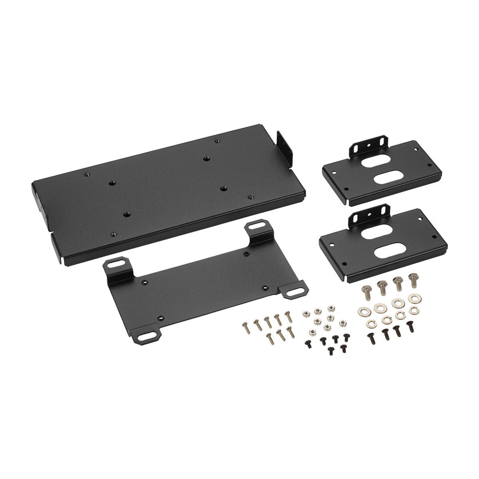 MicroPulse Brackets - Vertical Mount License Plate Brackets, Each Bracket Holds (2) MPS6U Light Heads on Each Side