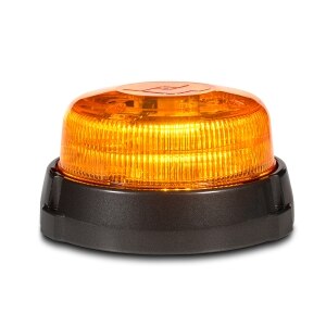 Pro LED Beacon - Single-color, Short, Amber LEDs, Amber Dome
