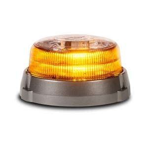 Pro LED Beacon - Dual-color, Short, Amber/Blue LEDs, Clear Dome
