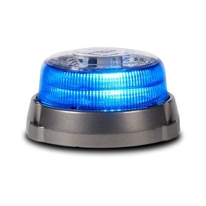 Pro LED Beacon - Single-color, Short, Blue LEDs, Clear Dome