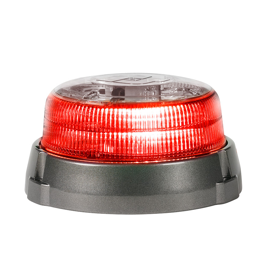 Pro LED Beacon - Single-color, Short, Red LEDs, Clear Dome