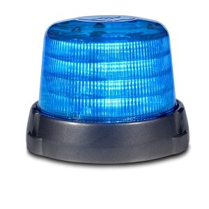 Pro LED Beacon - Single-color, Tall, Blue LEDs, Blue Dome