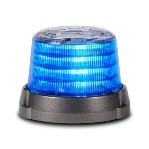 Pro LED Beacon - Single-color, Tall, Blue LEDs, Clear Dome