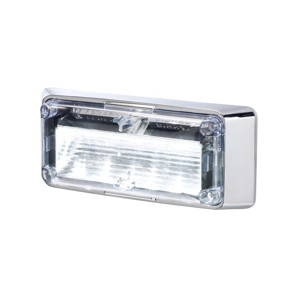 Quadraflare LED Scene Lights - 7x3 Scene Light, White LEDs, Clear Lens, 803 Lumens