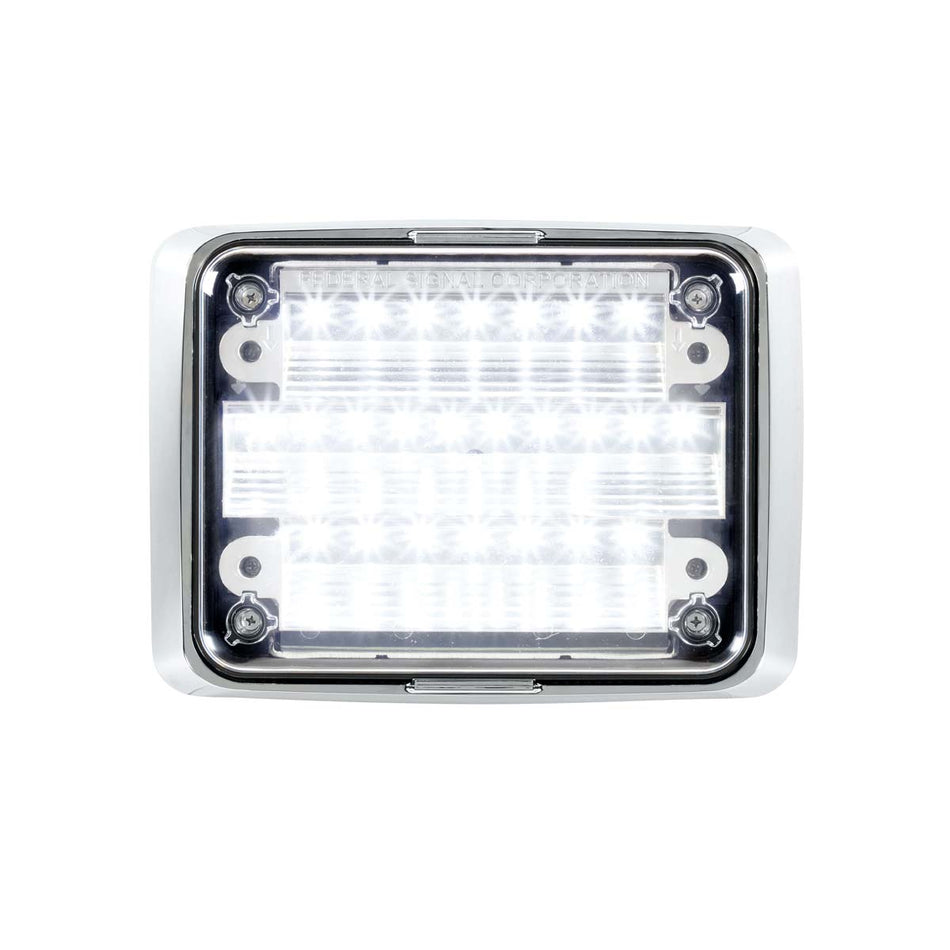 Quadraflare LED Scene Lights - 9x7 Scene Light, White LEDs, Clear Lens, 5250 Lumens