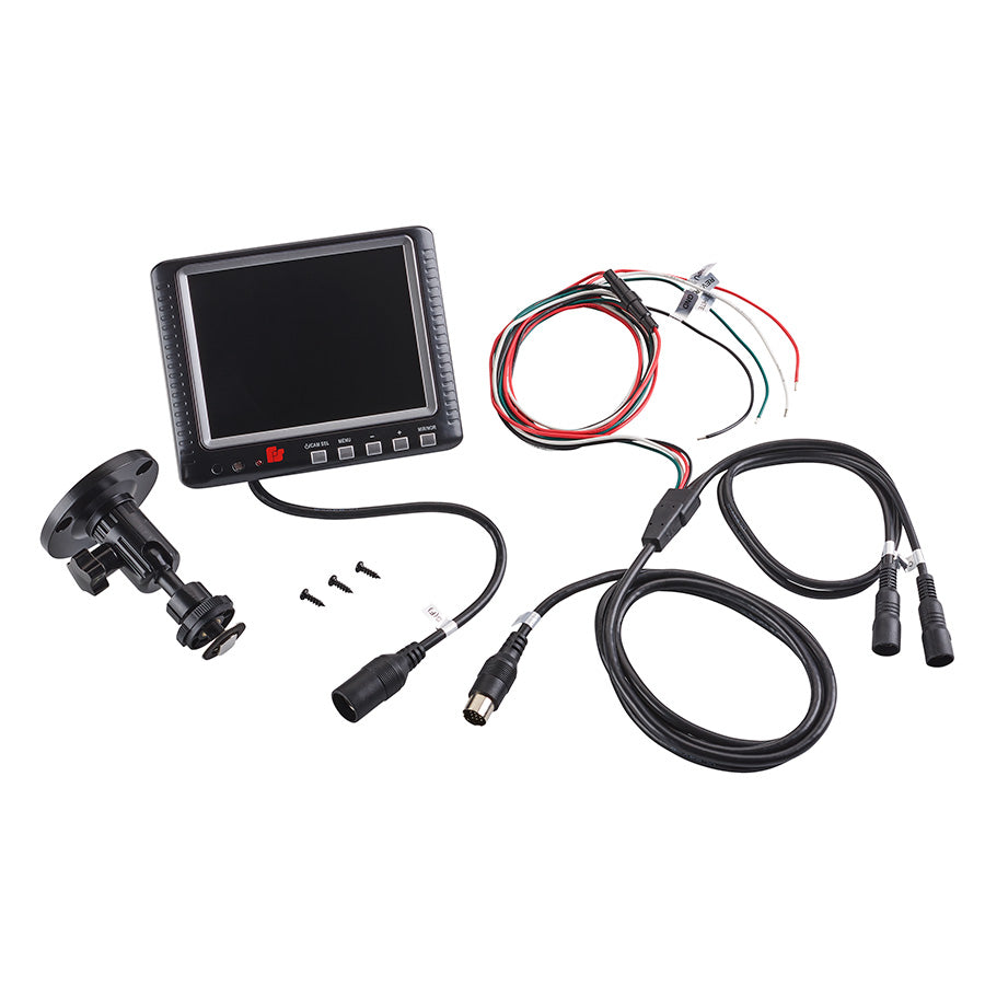 Reverse Camera Systems - 5.6-inch Tft-lcd Monitor with Two-camera Input Integrated Control Box Without Split-screen Capability