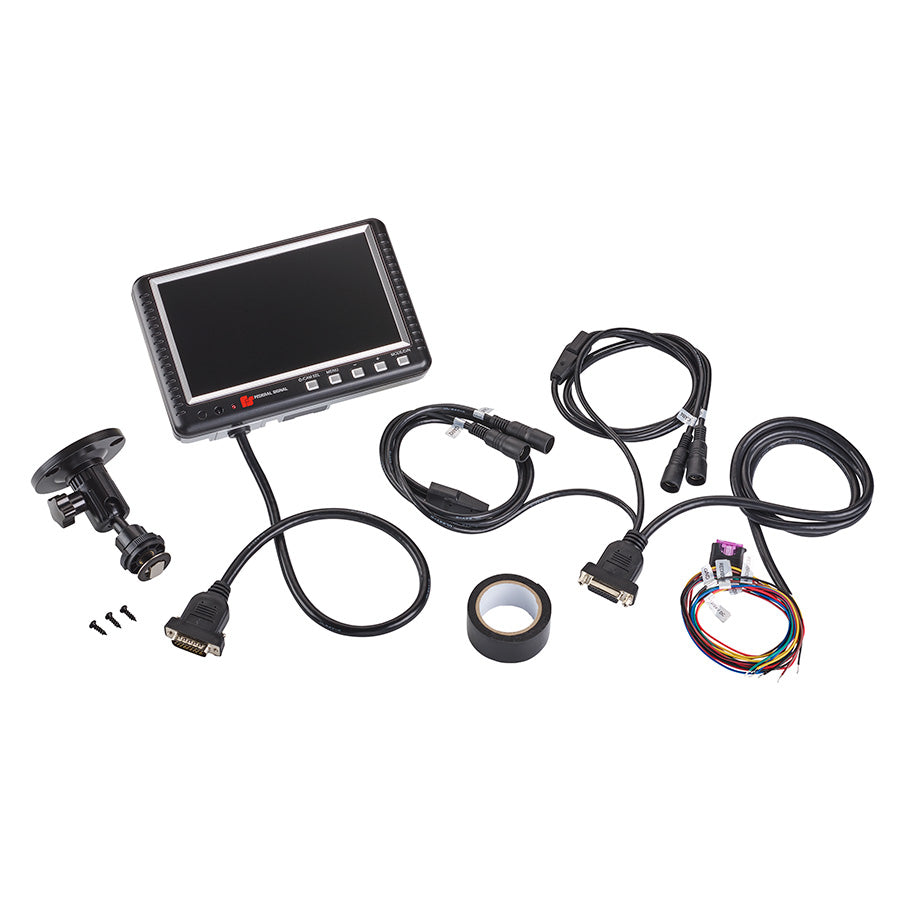 Reverse Camera Systems - 7.0-inch Tft-lcd Monitor with Four-camera Input Integrated Control Box with Split-screen Capability