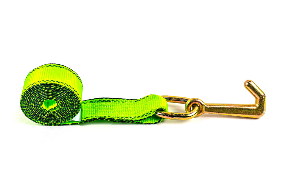 Tie-Down Strap with Mini J Hook