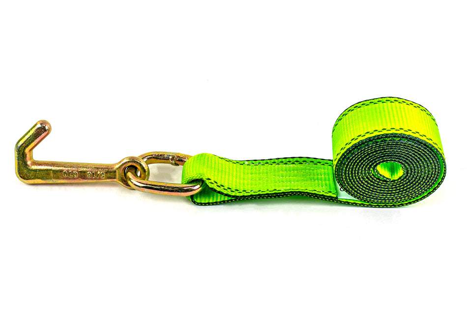 Tie-Down Strap with Mini J Hook
