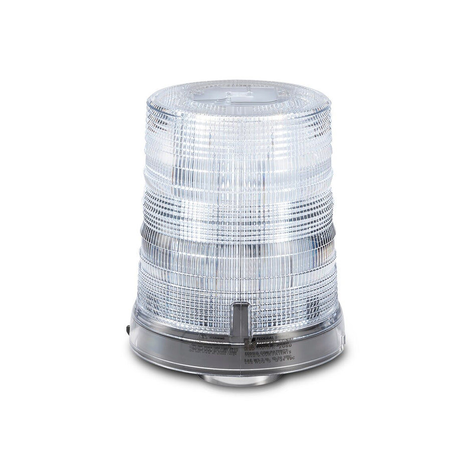 Spire 100 LED Beacon - Magnet Mount, Accessory Plug, Tall, White LEDs, Clear Dome